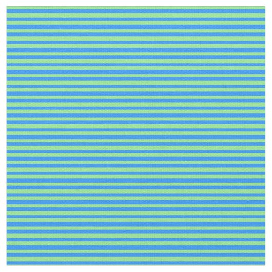 Blaue und hellgrüne Streifen Stoff (Nahaufnahme)