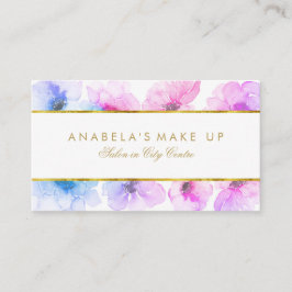 Blaue und Lila Aquädukte Elegante Schönheit Visitenkarte