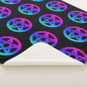 Blaue und Lila Atemwege Sherpadecke (3/4)