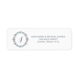 Blaue und Lila Blumenkreide