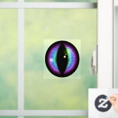 Blaue und Lila Dragons Auge Fensteraufkleber (Zuhause)