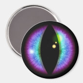 Blaue und Lila Dragons Auge Magnet (Vorderseite/Rückseite)