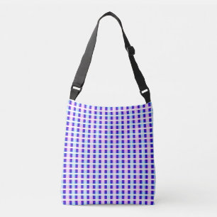 Blaue und lila elektrische Retro Tragetaschen Mit Langen Trägern