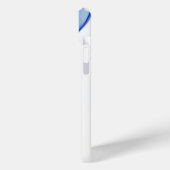 Blaue und lila fließende Formen Case-Mate iPhone Hülle (Rückseite / Links)