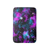 Blaue und Lila Galaxie Badematte (Vorderseite Vertikal)