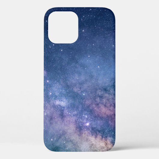 Blaue und lila Galaxie Case-Mate iPhone Hülle (Rückseite)