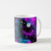 Blaue und Lila Galaxy Space Tasse (VorderseiteRechts)