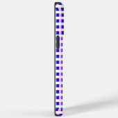 blaue und lila gestreifte elektrische Retro Case-Mate iPhone Hülle (Rückseite / Rechts)