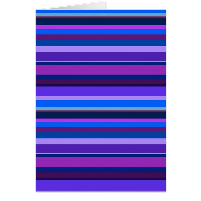 Blaue und lila horizontale Streifen (Vorne)
