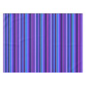 Blaue und lila horizontale Streifen Tischdecke (Vorderseite (Horizontal))