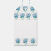 Blaue und Lila Hydrangea Geschenkanhänger (Vorderseite)