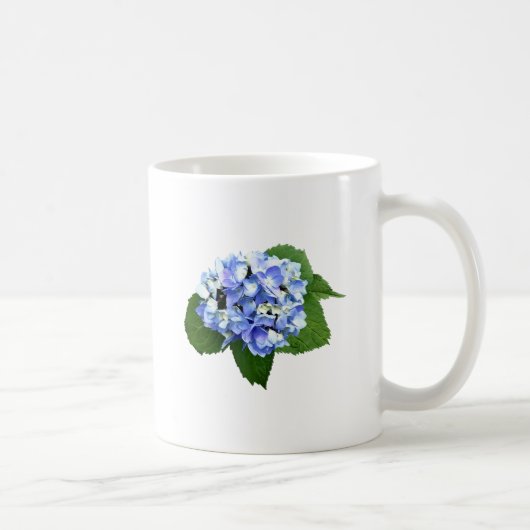 Blaue und Lila Hydrangea Kaffeetasse (Rechts)