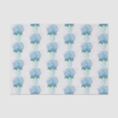 Blaue und Lila Hydrangea Seidenpapier (Vorderseite)