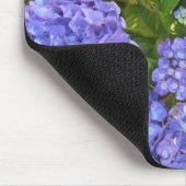 Blaue und Lila Hydrangeas Mousepad (Ecke)