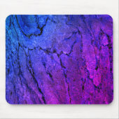 Blaue und Lila Marmorgestaltung Mousepad (Vorne)