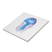 Blaue und lila Quallen Fliese (Seite)