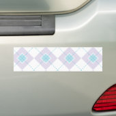 Blaue und Lila Raute Autoaufkleber (Auf Auto)