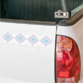 Blaue und Lila Raute Autoaufkleber (Auf Lkw)