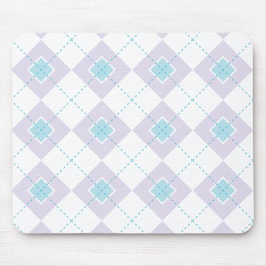 Blaue und Lila Raute Mousepad (Vorne)