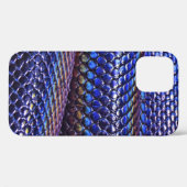 Blaue und lila Schlange Case-Mate iPhone Hülle (Rückseite (Horizontal))