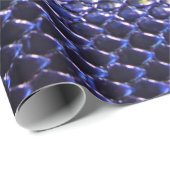 Blaue und lila Schlange Geschenkpapier (Rolleneckpunkt)