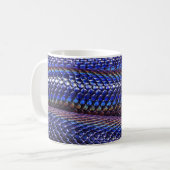 Blaue und lila Schlange Kaffeetasse (Vorderseite Links)