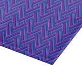Blaue und lila Streifen Schneidebrett (Ecke)