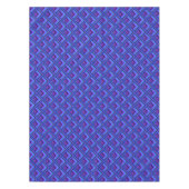 Blaue und lila Streifen Tischdecke (Vorderseite)
