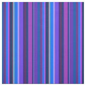 Blaue und lila vertikale Streifen Stoff (Muster)