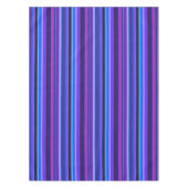 Blaue und lila vertikale Streifen Tischdecke (Vorderseite)