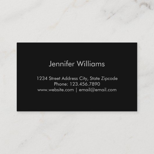 Blaue und lila Watercolor-Geschäfts-Karte Visitenkarte (Rückseite)