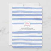 Blaue und Marine Anchor zum Geburtstag Einladung (Rückseite)