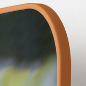Blaue und orange Macaw Pickleball Paddle (Linke Seite)