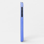Blaue und orangefarbene Schallwellen Case-Mate iPhone Hülle (Hinten/Links)