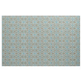 Blaue und orangefarbene Strandmuster Stoff (Yard (91,4 cm))