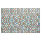 Blaue und orangefarbene Strandmuster Stoff (Fat Quarter (45,7 x 55,9 cm))
