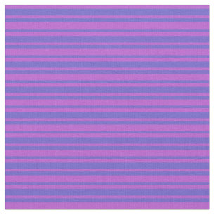 Blaue und orchid farbige Streifen Stoff