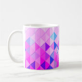 Blaue und rosa Diamanten Kaffeetasse (Links)