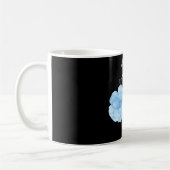 Blaue und rosa florale Eleganz Kaffeetasse (Links)