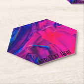 Blaue und rosa gestrichene Markierungen Untersetzer (angewinkelt)