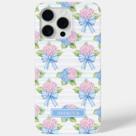 Blaue und rosa Hortensien Case-Mate iPhone Hülle