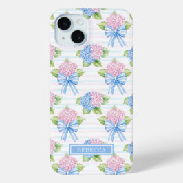 Blaue und rosa Hortensien Case-Mate iPhone Hülle