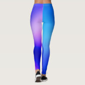 blaue und rosa Leggings (Rückseite)