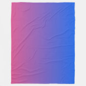 Blaue und rosa Ober Fleecedecke (Vorderseite)