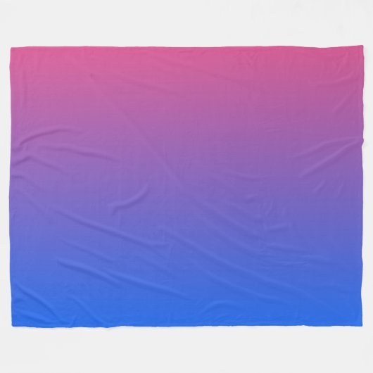 Blaue und rosa Ober Fleecedecke (Vorderseite (Horizontal))