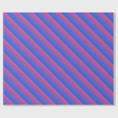 Blaue und rosa Ober Geschenkpapier (Flach)