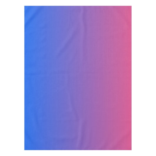 Blaue und rosa Ober Tischdecke (Vorderseite)