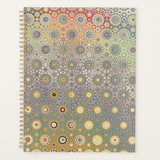 Blaue und rosa Persische Sternenplaner Planer