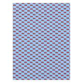 Blaue und rote Feuerlanze Kid's Birthday Tableclot Tischdecke (Vorderseite)