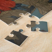 Blaue und Rote Fleckvögel Inspiriert Puzzle (Seite)